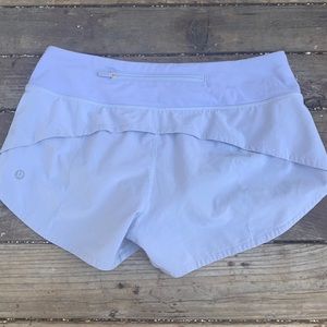 Lululemon Speed Up Shorts 2.5” lavender